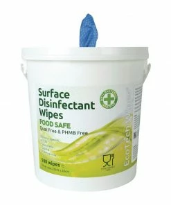 EcoTech Quat-Free Disinfectant Surface Wipes Bucket (500 Pack)