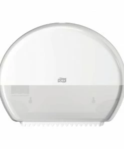 Tork Mini Jumbo Toilet Roll Dispenser White