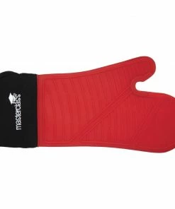 Kitchen Craft MasterClass Seamless Silicone Oven Mitt With Cotton Sleeve