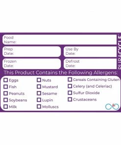Puracycle Reusable Purple Allergen Labels (Pack Of 20)