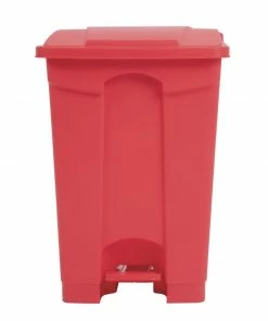 Jantex Kitchen Pedal Bin Red 45Ltr