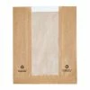 Fiesta Compostable Food Bags With Glassine Windows (Pack Of 1000)