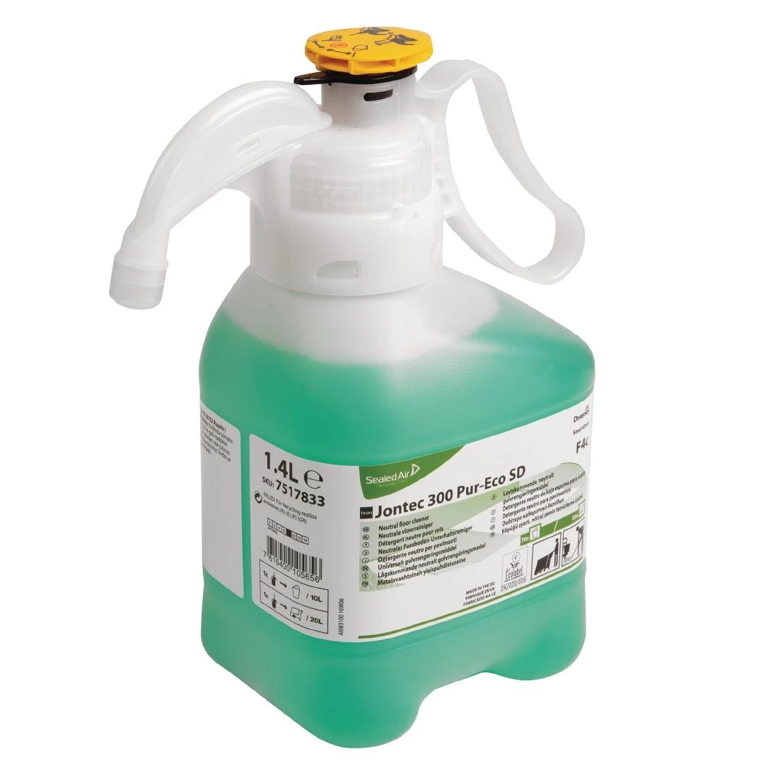 Diversey TASKI SmartDose Jontec 300 Pur-Eco Floor Cleaner Super Concentrate 1.4 Litre - Image 3