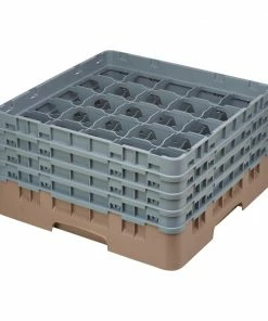Cambro Camrack Beige 25 Compartments Max Glass Height 215mm
