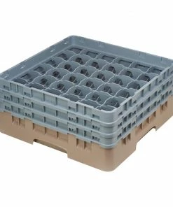 Cambro Camrack Beige 36 Compartments Max Glass Height 174mm