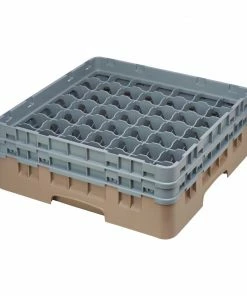 Cambro Camrack Beige 49 Compartments Max Glass Height 133mm