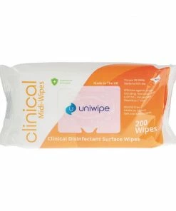 Uniwipe Clinical Disinfectant Surface Wipes (Pack Of 200)