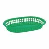 Olympia Kristallon Polypropylene Food Baskets Green (Pack Of 6)