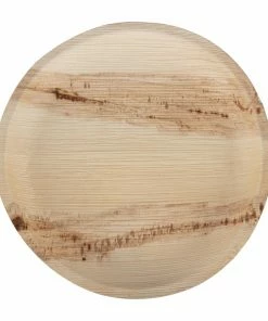 Fiesta Compostable Palm Leaf Plates Round 250mm (Pack Of 100)