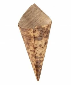 Fiesta Compostable Bamboo Canape Cones 35mm (Pack Of 200)