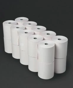 Olympia Non-Thermal 2ply White And Pink Till Roll 76 X 71mm (Pack Of 20)