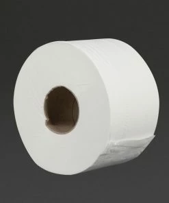 Jantex Mini Jumbo Toilet Rolls 2-Ply 150m (Pack Of 12)