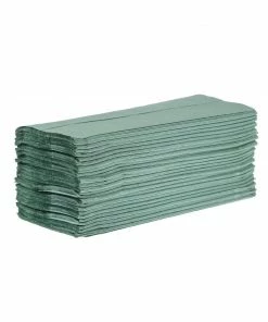 Jantex Z Fold Paper Hand Towels Green 1-Ply 3000 Sheets