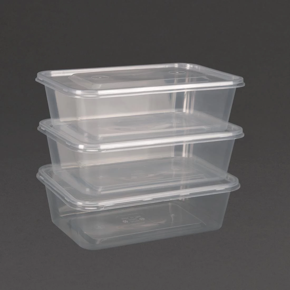 Fiesta Recyclable Plastic Microwavable Containers With Lid Medium 650ml (Pack Of 250) - Image 5