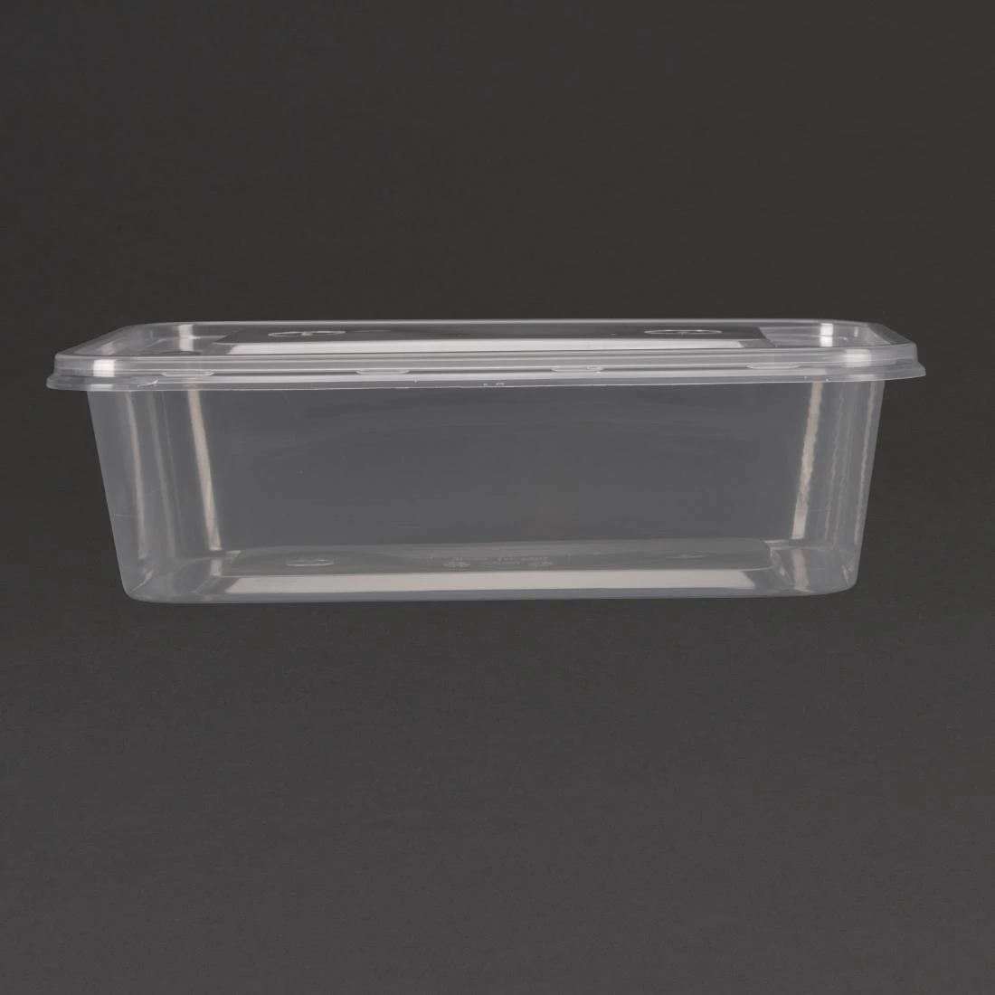 Fiesta Recyclable Plastic Microwavable Containers With Lid Medium 650ml (Pack Of 250) - Image 4