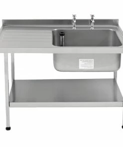 Franke KWC DVS Single Sink Left Hand Drainer