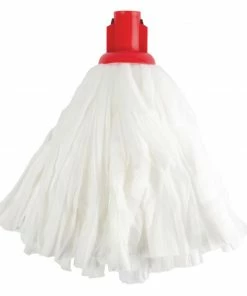 Jantex Standard Big White Socket Mop Head Red