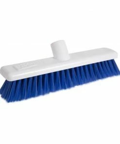 Jantex Hygiene Broom Soft Bristle Blue 12in