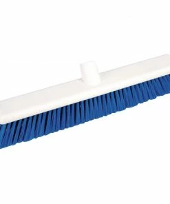 Jantex Hygiene Broom Soft Bristle Blue 18in