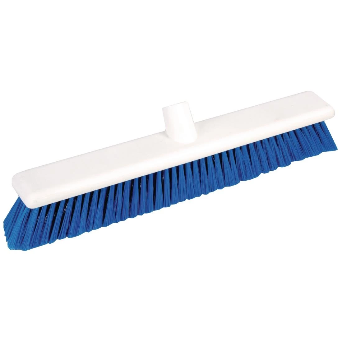 Jantex Hygiene Broom Soft Bristle Blue 18in