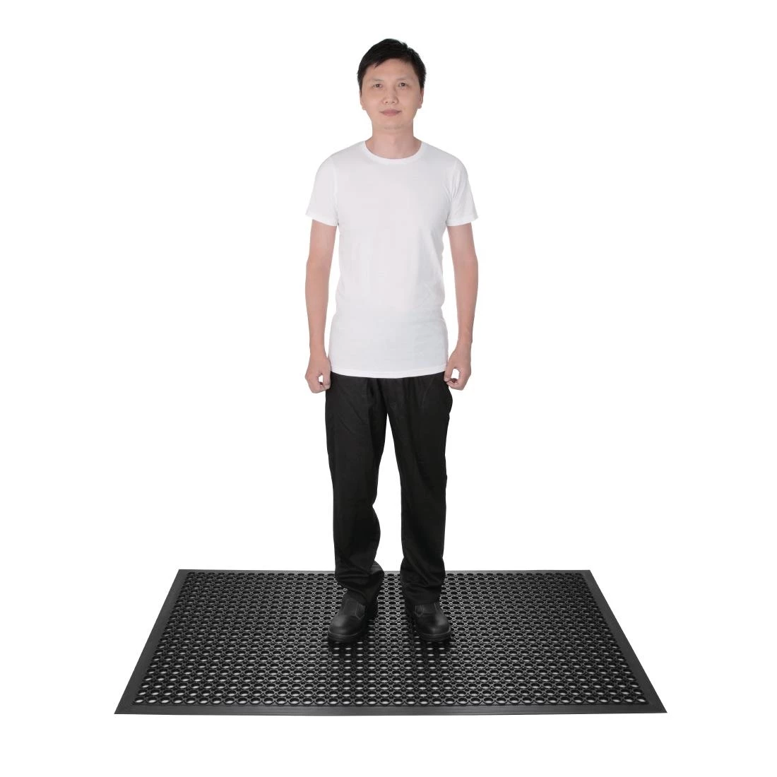 Jantex Rubber Anti Fatigue Mat Black - Image 5
