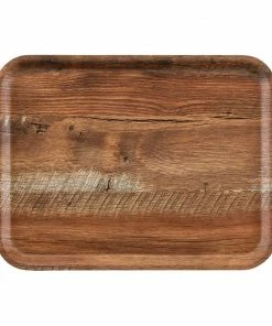 Cambro Madeira Laminate Canteen Tray Brown Oak