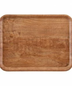 Cambro Madeira Laminate Canteen Tray Brown Olive