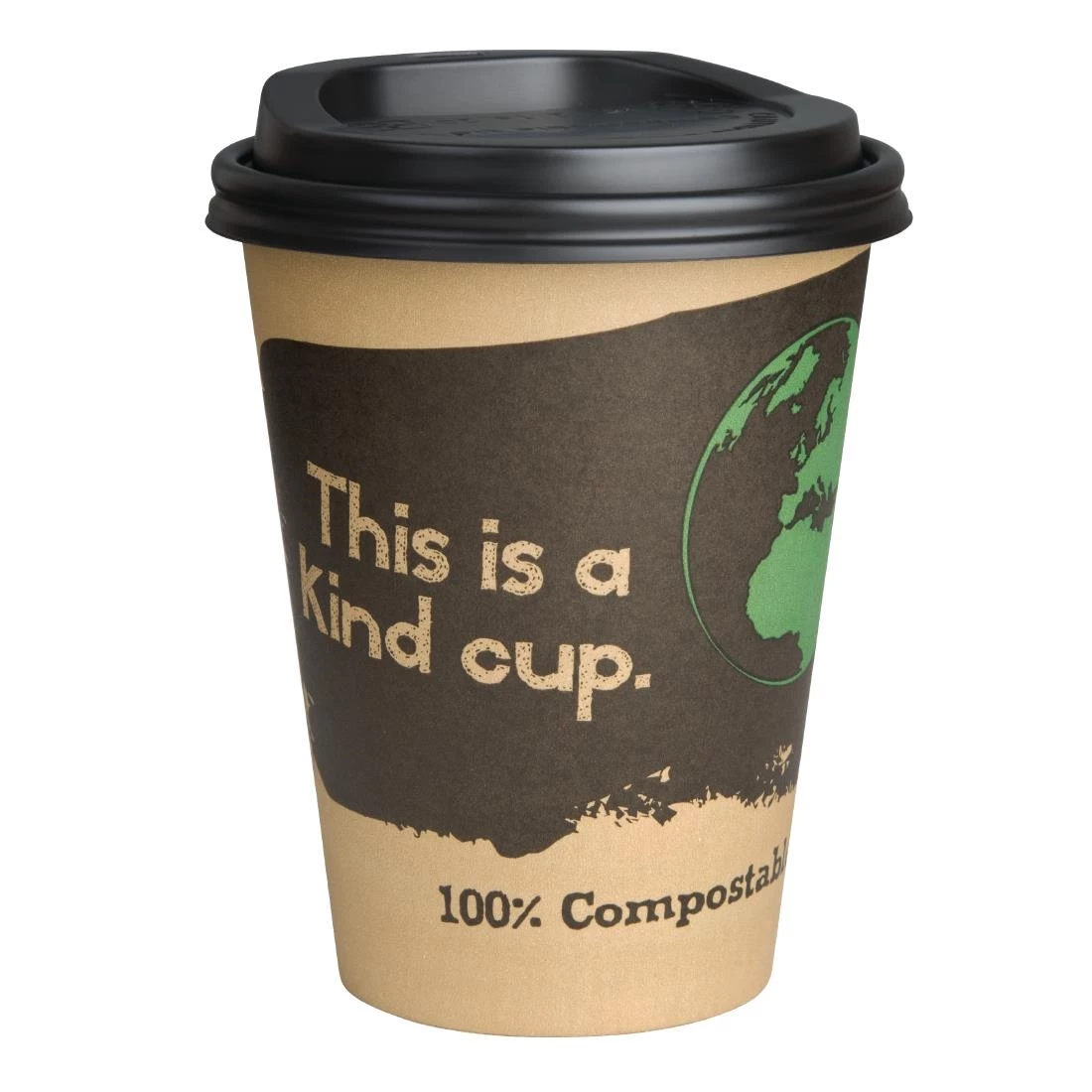 Fiesta Compostable Coffee Cups Single Wall 340ml / 12oz - Image 4