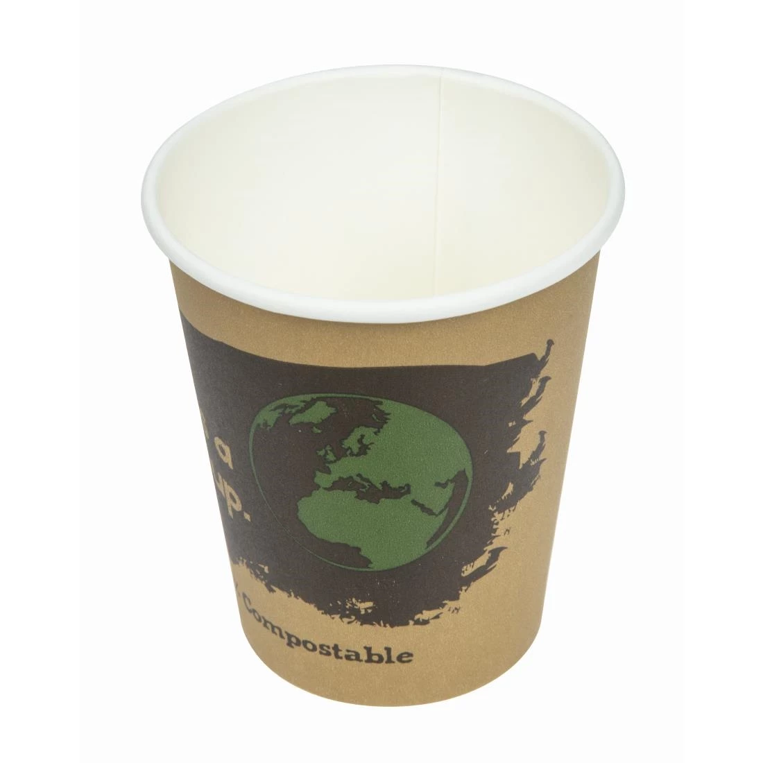 Fiesta Compostable Coffee Cups Single Wall 225ml / 8oz (Pack Of 50) - Image 2