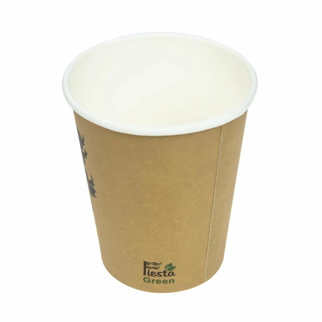 Fiesta Compostable Coffee Cups Single Wall 225ml / 8oz - Image 3