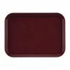 Cambro EpicTread Fibreglass Rectangular Non-Slip Tray Burgundy 415mm