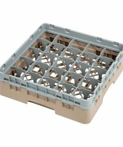 Cambro Camrack Beige 25 Compartments Max Glass Height 92mm