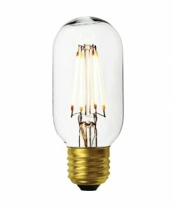 Industville Vintage LED Filament Bulb Tube Edison Screw Clear 7W