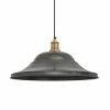 Industville Brooklyn Giant Hat Pendant Pewter 530mm