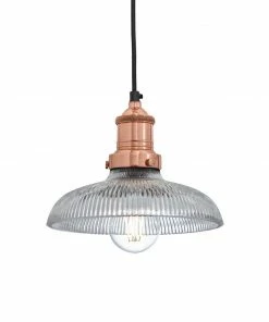 Industville Brooklyn Glass Dome Pendant 8 Inch