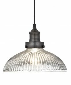 Industville Brooklyn Glass Dome Pendant 305mm