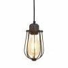 Industville Orlando Wire Cage Pendant Pewter 100mm