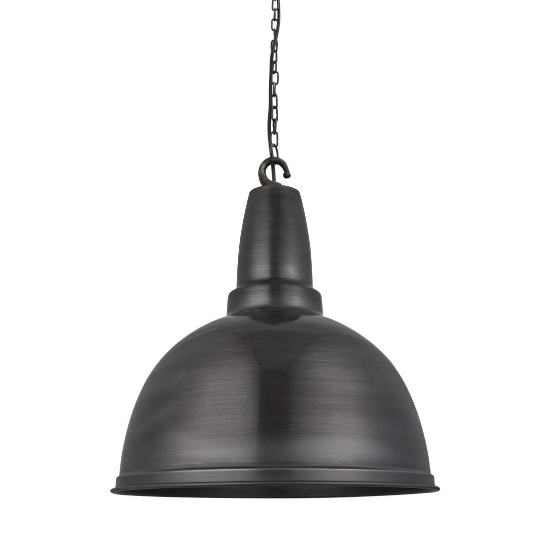 Industville Retro Large Pendant Pewter 330mm