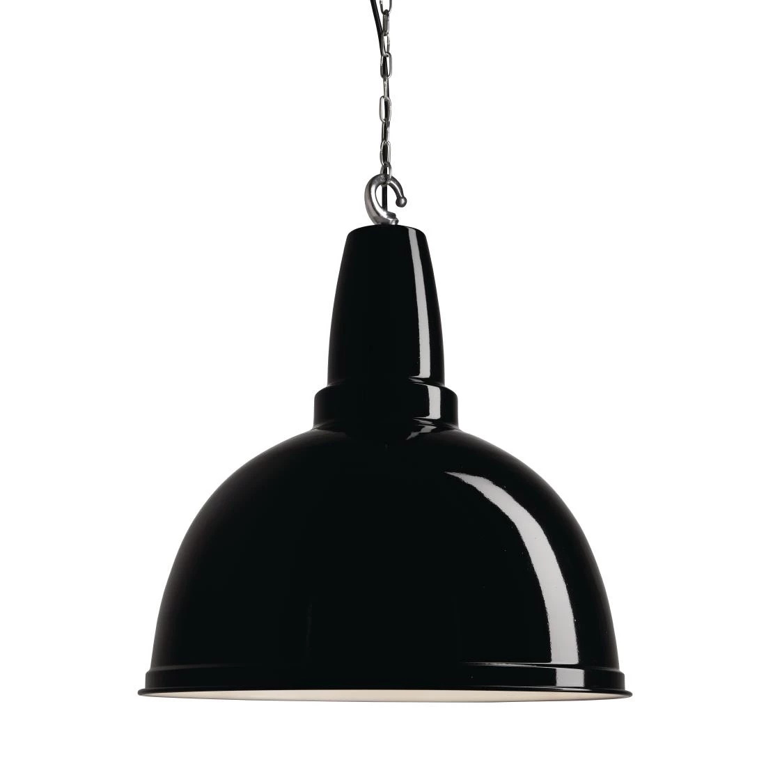 Industville Retro Large Pendant Black 430mm