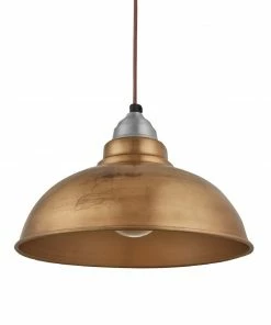 Industville Old Factory Pendant Brass 305mm