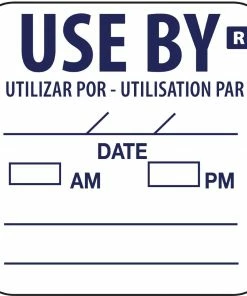 Vogue Removable Use By Labels (Pack Of 1000)