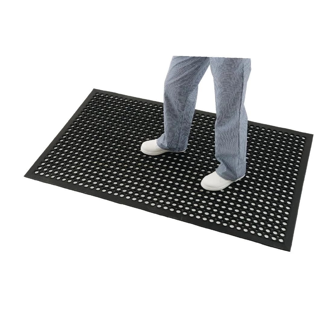 Jantex Rubber Anti Fatigue Mat Black - Image 6