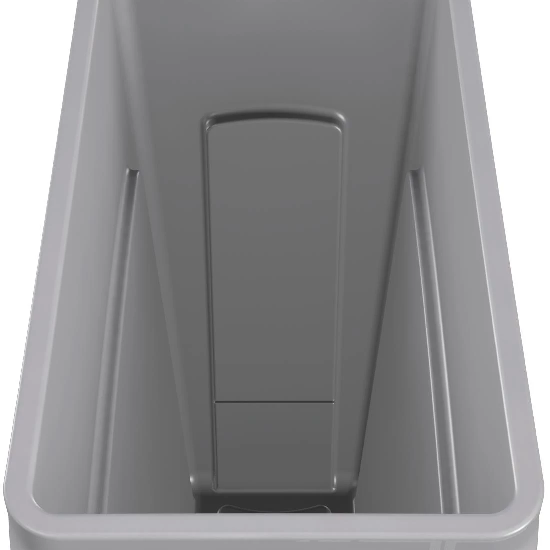 Rubbermaid Slim Jim Container With Venting Channels Grey 60Ltr - Image 10