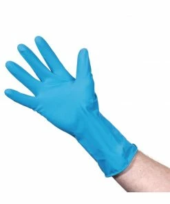 Jantex Latex Household Glove Blue