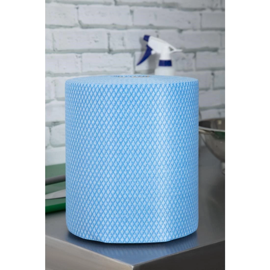 EcoTech Envirolite Super Antibacterial Cleaning Cloths Blue (Roll Of 2 X 500) - Image 2