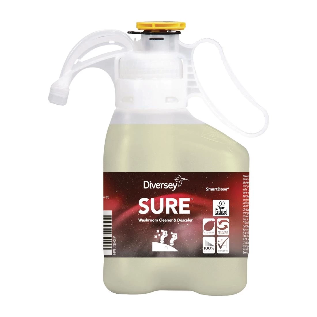 Diversey SURE SmartDose Washroom Cleaner And Descaler Concentrate 1.4Ltr