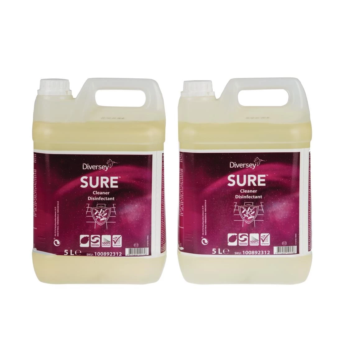 Diversey SURE Cleaner And Disinfectant Concentrate 5Ltr - Image 6
