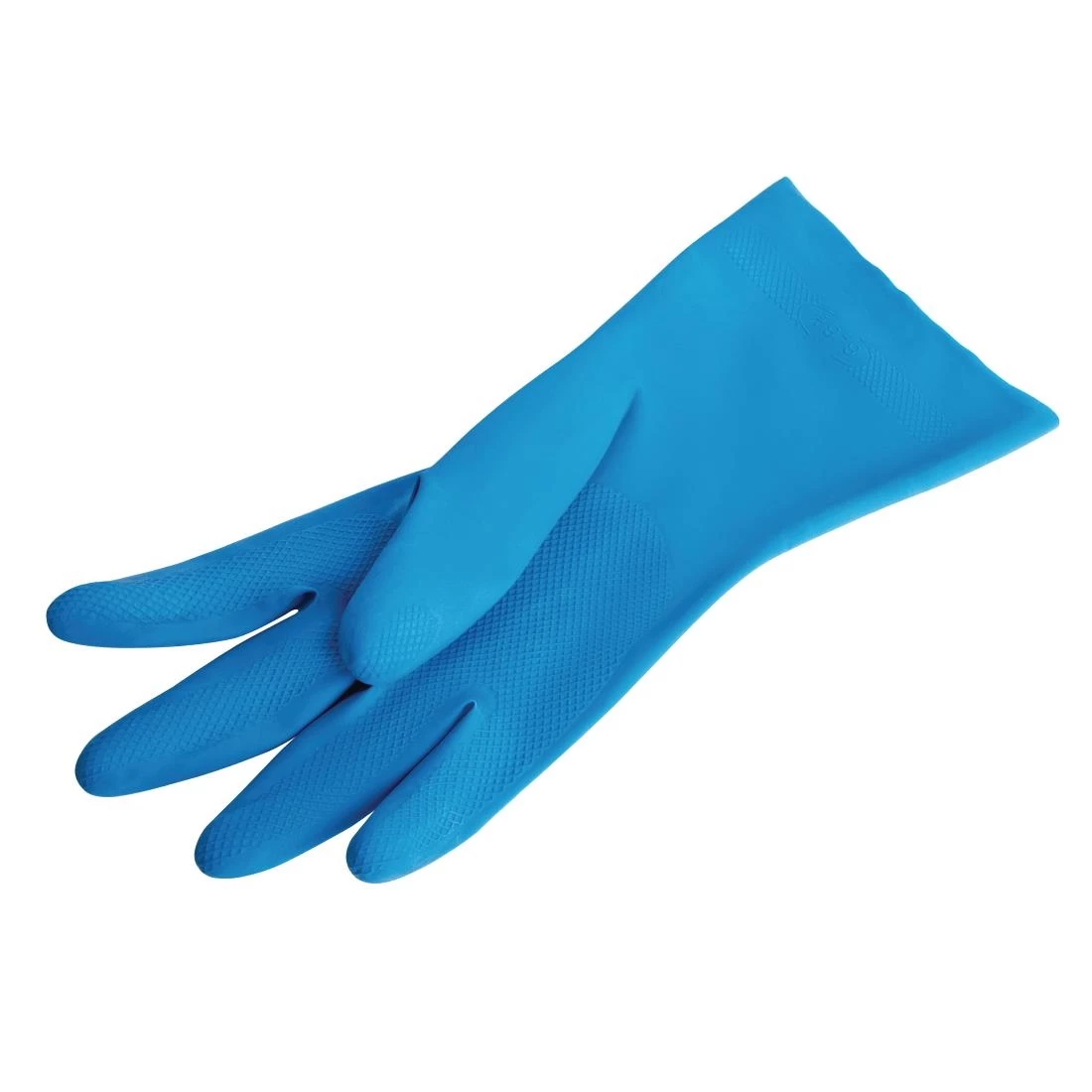 MAPA Vital 165 Liquid-Proof Food Handling Gloves Blue (One Pair) - Image 4