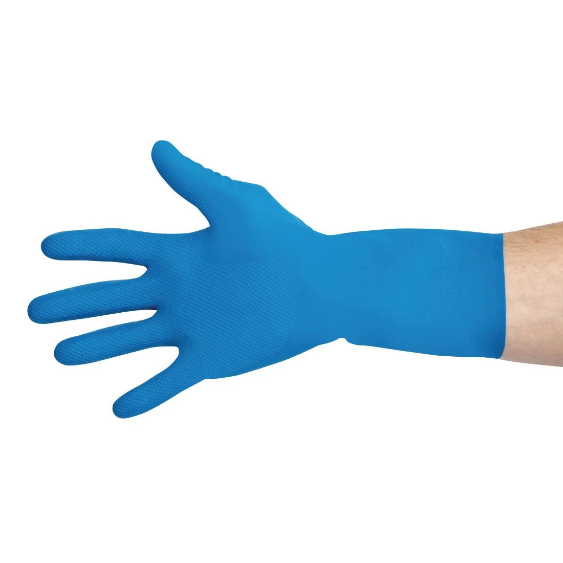 MAPA Vital 165 Liquid-Proof Food Handling Gloves Blue (One Pair) - Image 5