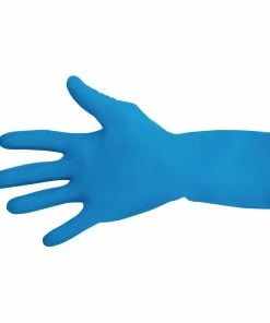 MAPA Vital 165 Liquid-Proof Food Handling Gloves Blue (One Pair)